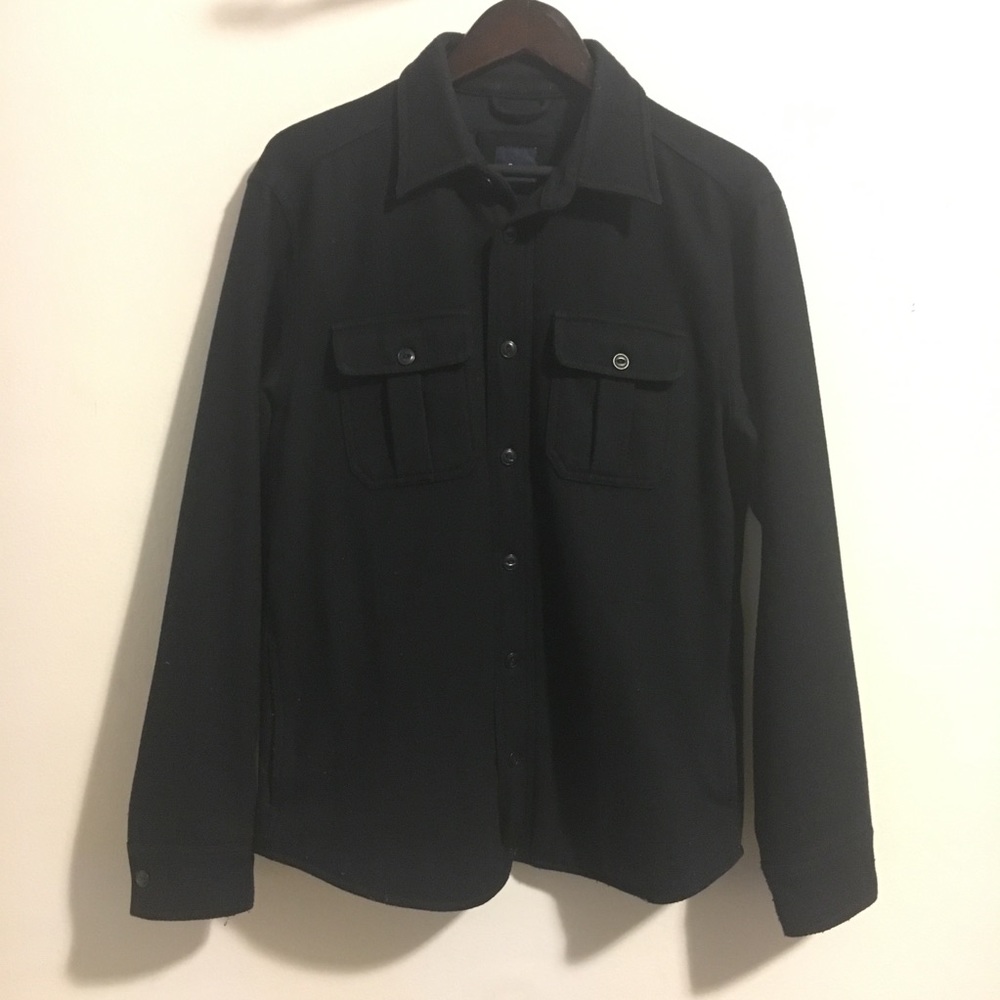 Gap Wool Button Up w/ Hand Pockets